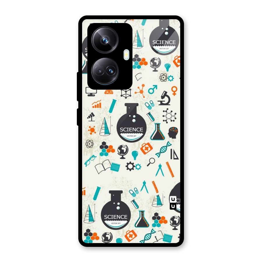 Science Side Glass Back Case for Realme 10 Pro Plus