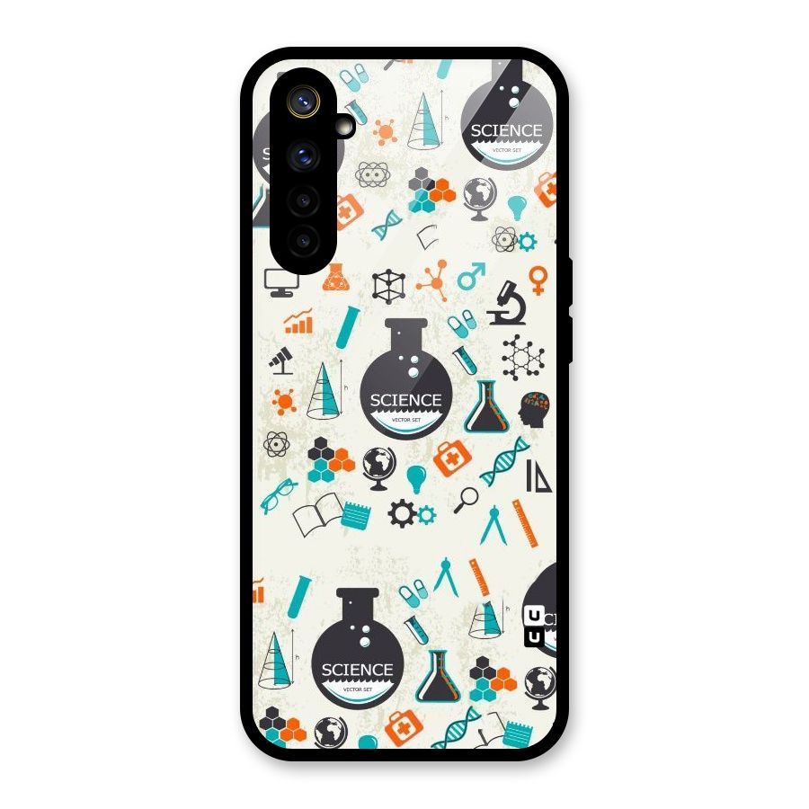 Science Side Glass Back Case for Realme 6i