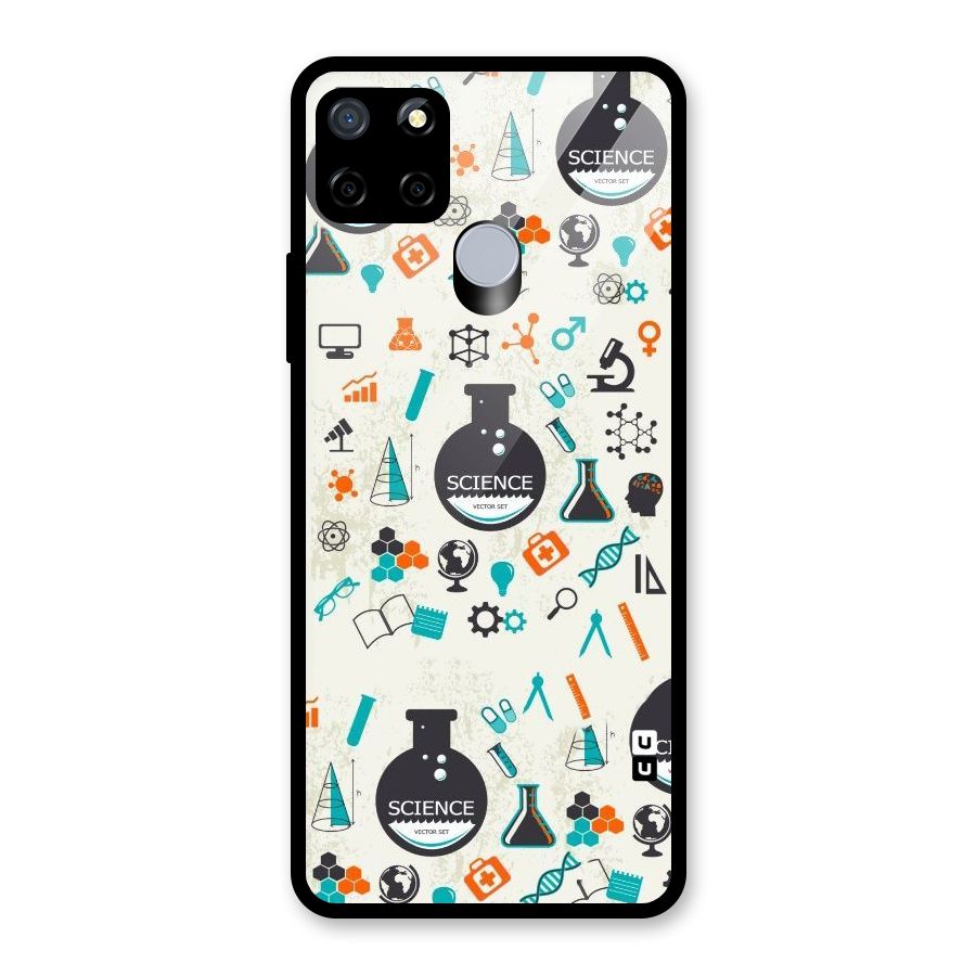 Science Side Glass Back Case for Realme Narzo 20