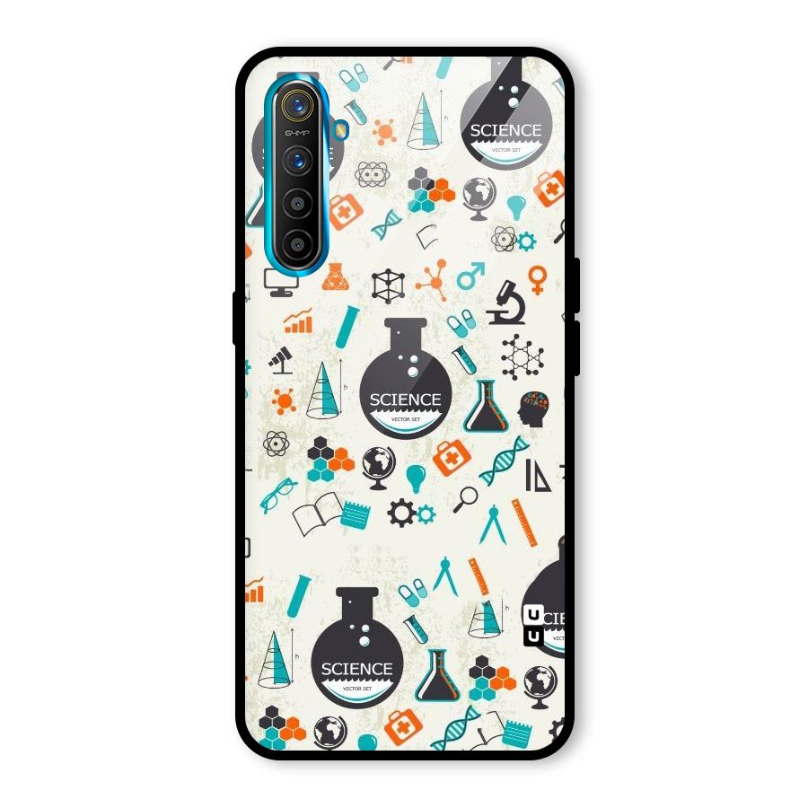 Science Side Glass Back Case for Realme X2