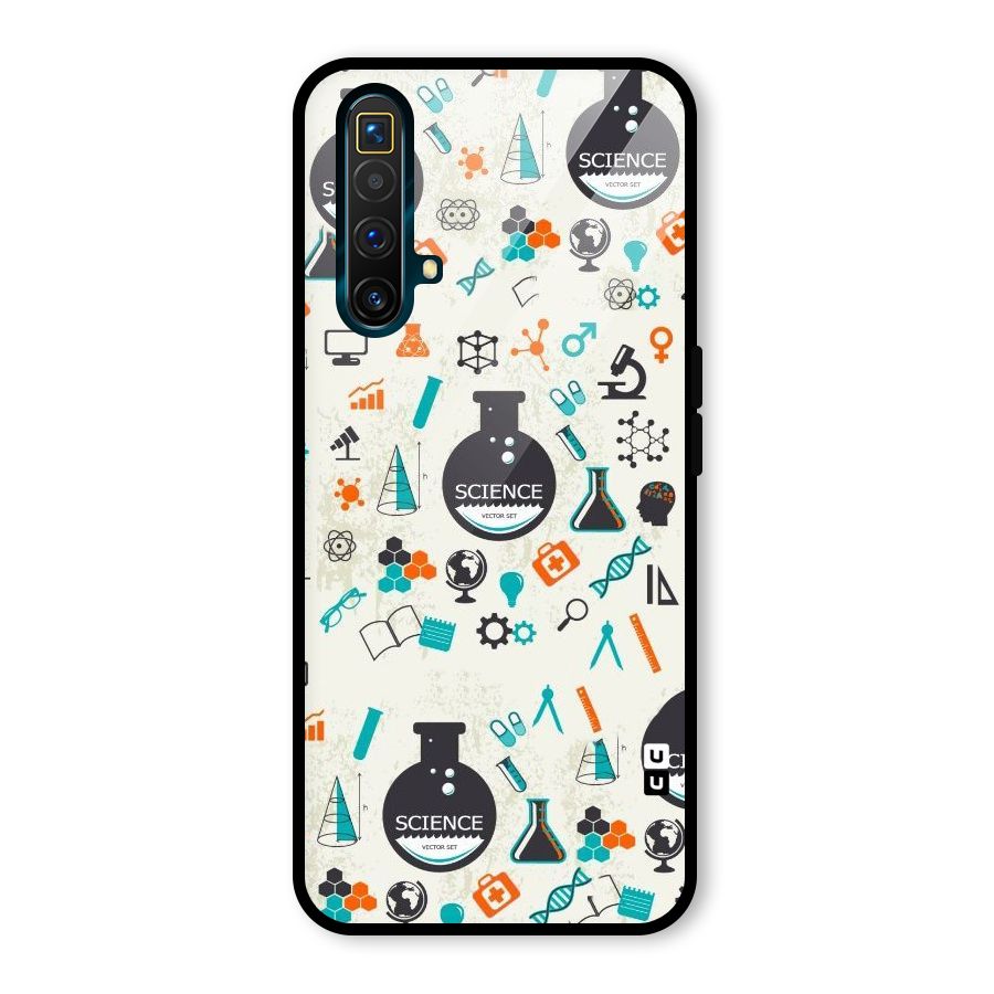 Science Side Glass Back Case for Realme X3 SuperZoom