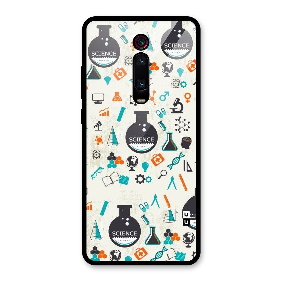 Science Side Glass Back Case for Redmi K20
