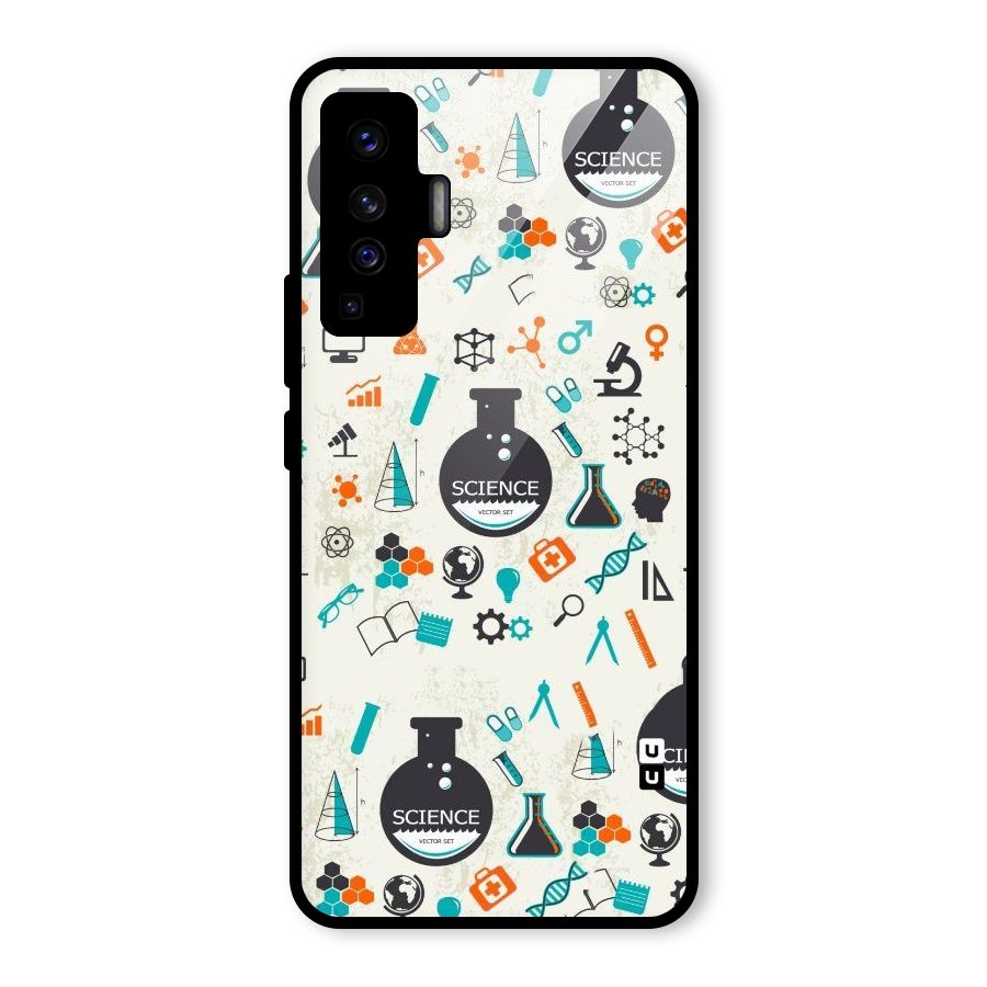 Science Side Glass Back Case for Vivo X50