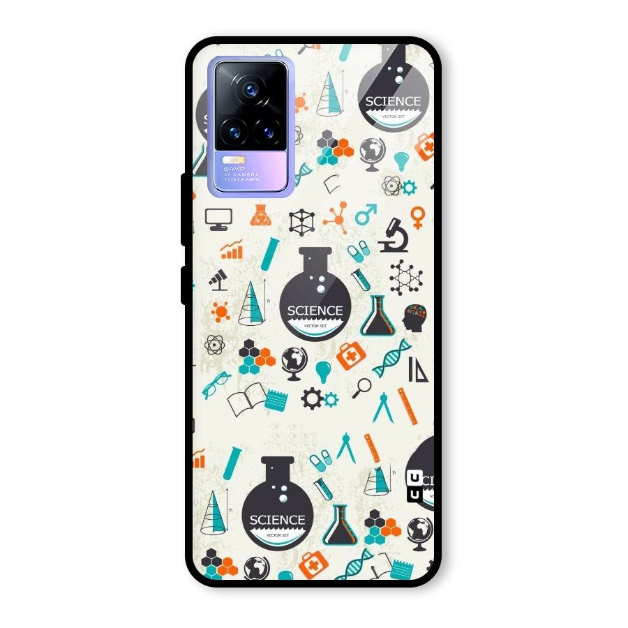 Science Side Glass Back Case for Vivo Y73