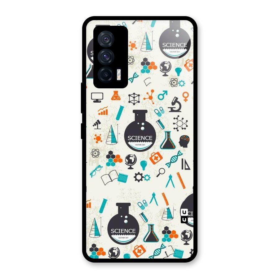 Science Side Glass Back Case for Vivo iQOO 7 5G