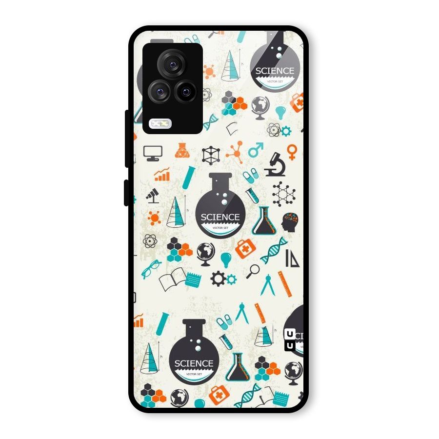 Science Side Glass Back Case for Vivo iQOO 7 Legend 5G