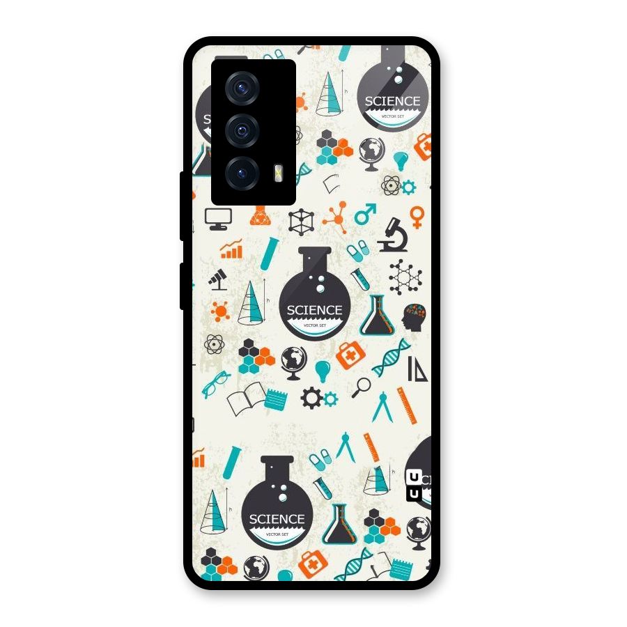 Science Side Glass Back Case for Vivo iQOO Z5