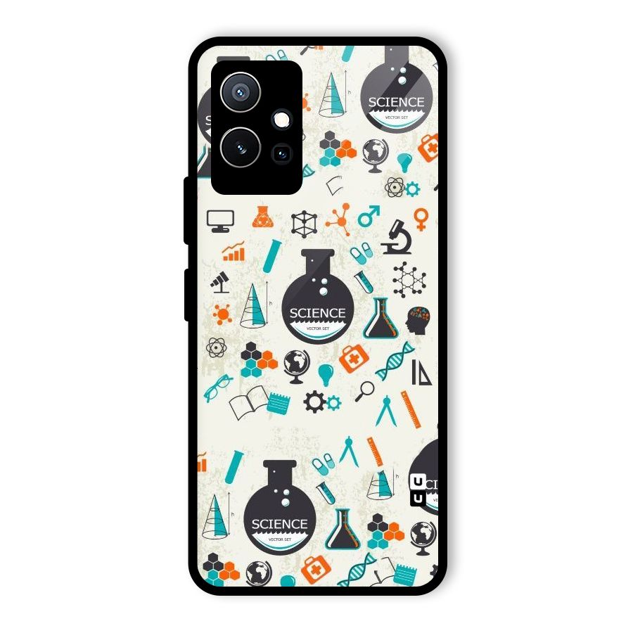 Science Side Glass Back Case for Vivo iQOO Z6