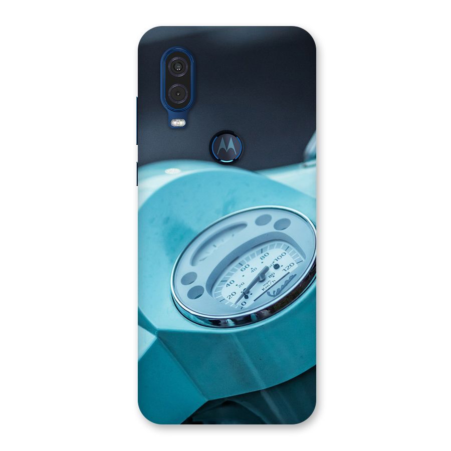 Scooter Meter Back Case for Motorola One Vision