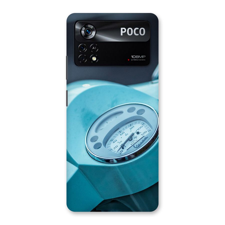 Scooter Meter Back Case for Poco X4 Pro 5G