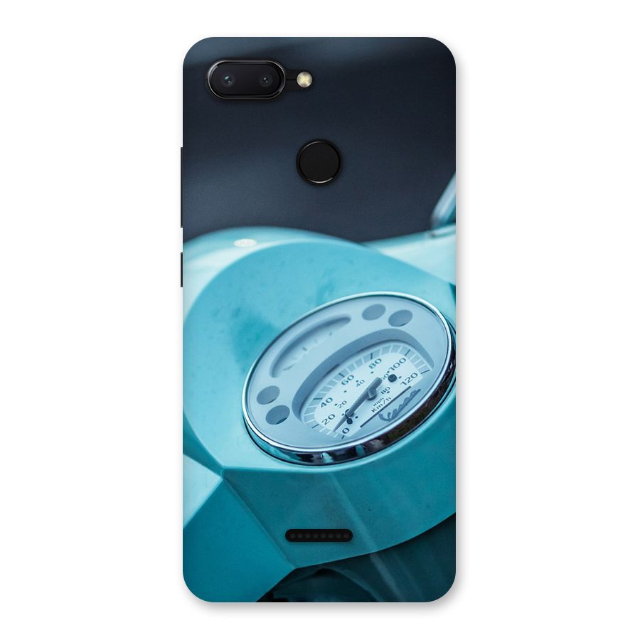 Scooter Meter Back Case for Redmi 6