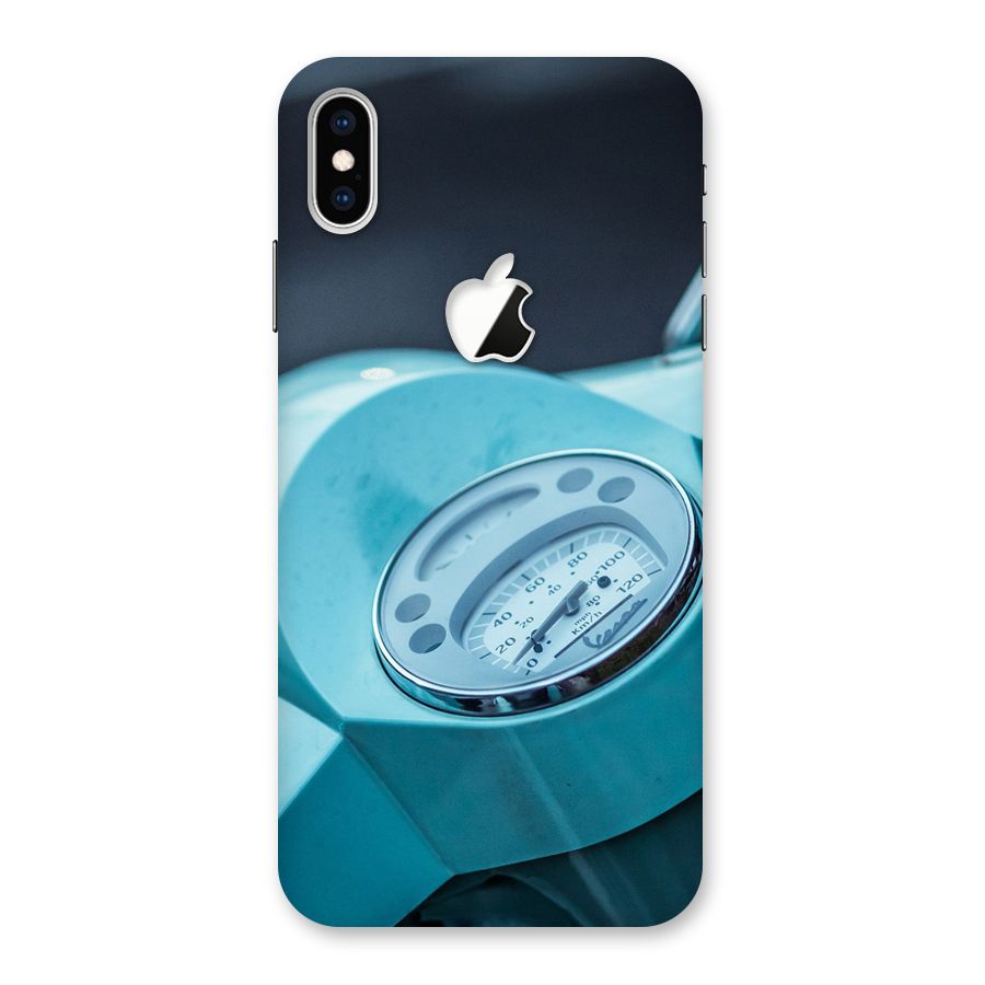 Scooter Meter Back Case for iPhone XS Max Apple Cut