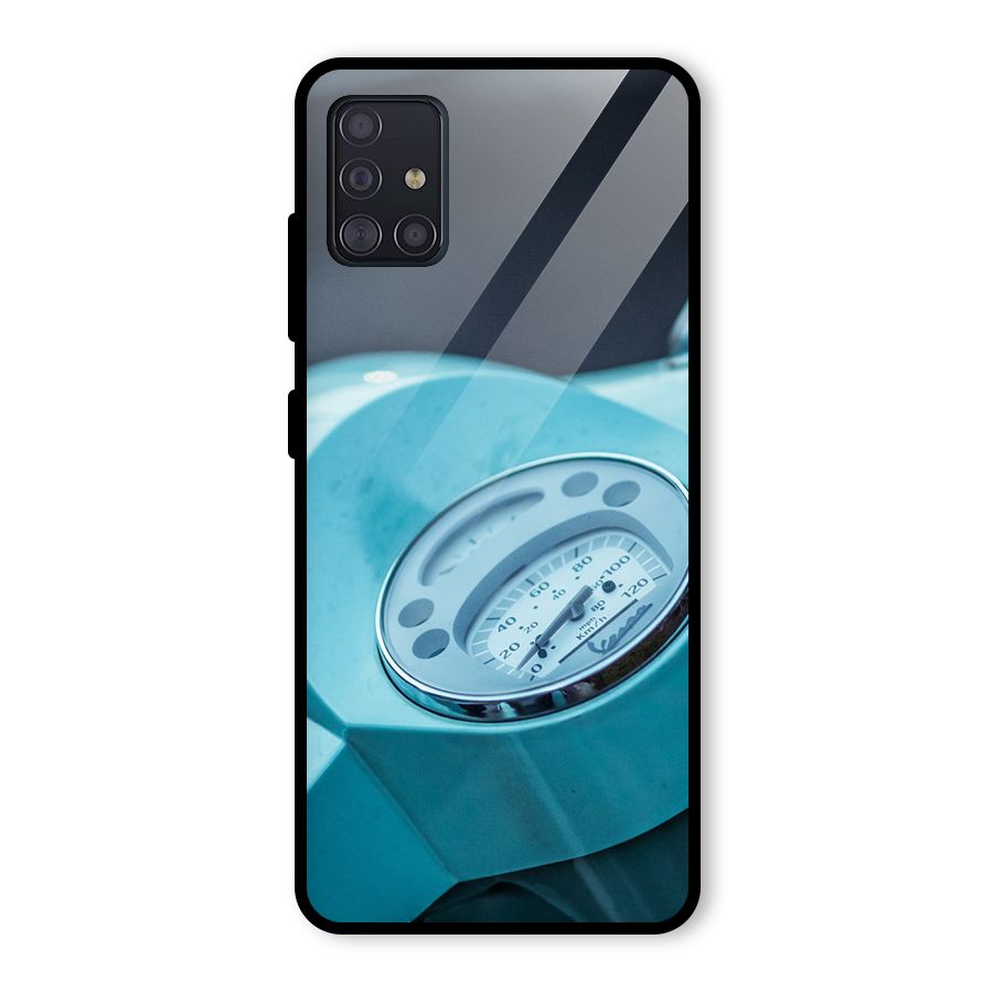 Scooter Meter Glass Back Case for Galaxy A51