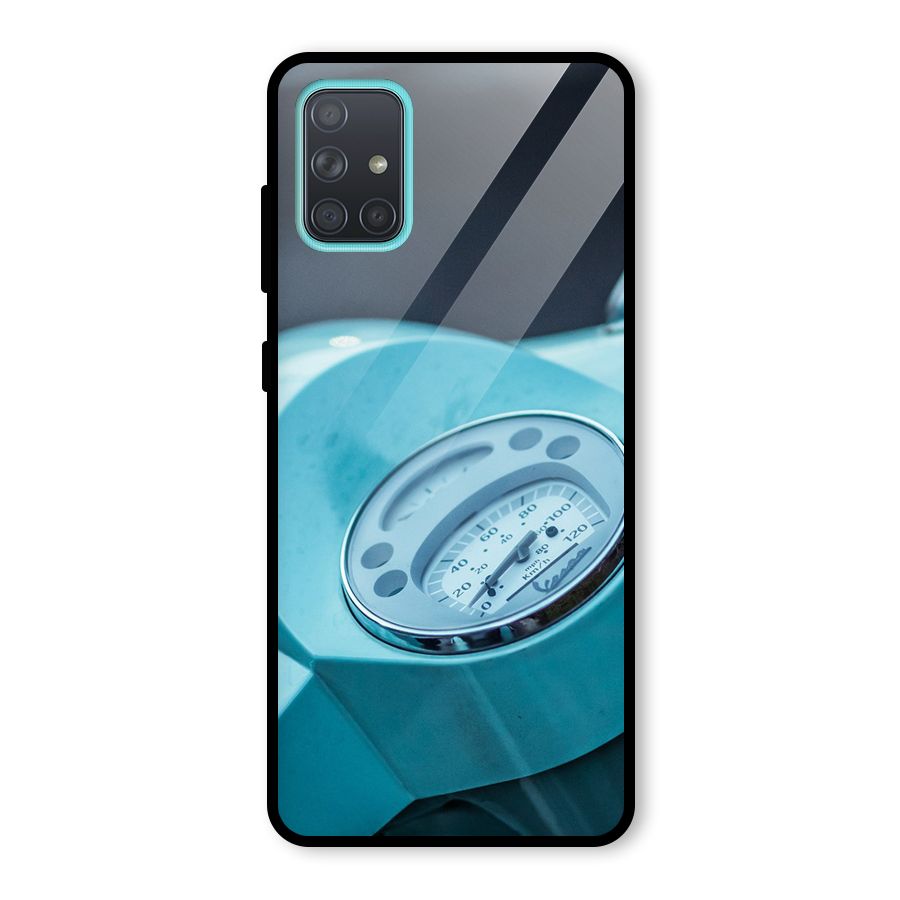 Scooter Meter Glass Back Case for Galaxy A71