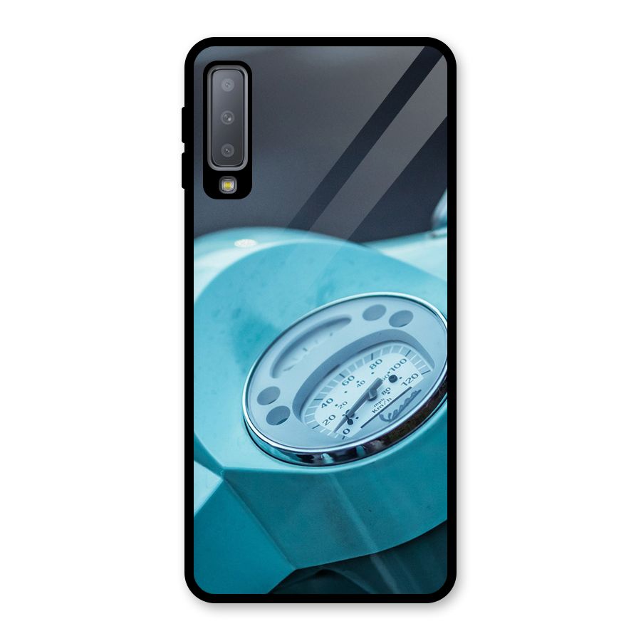 Scooter Meter Glass Back Case for Galaxy A7 (2018)
