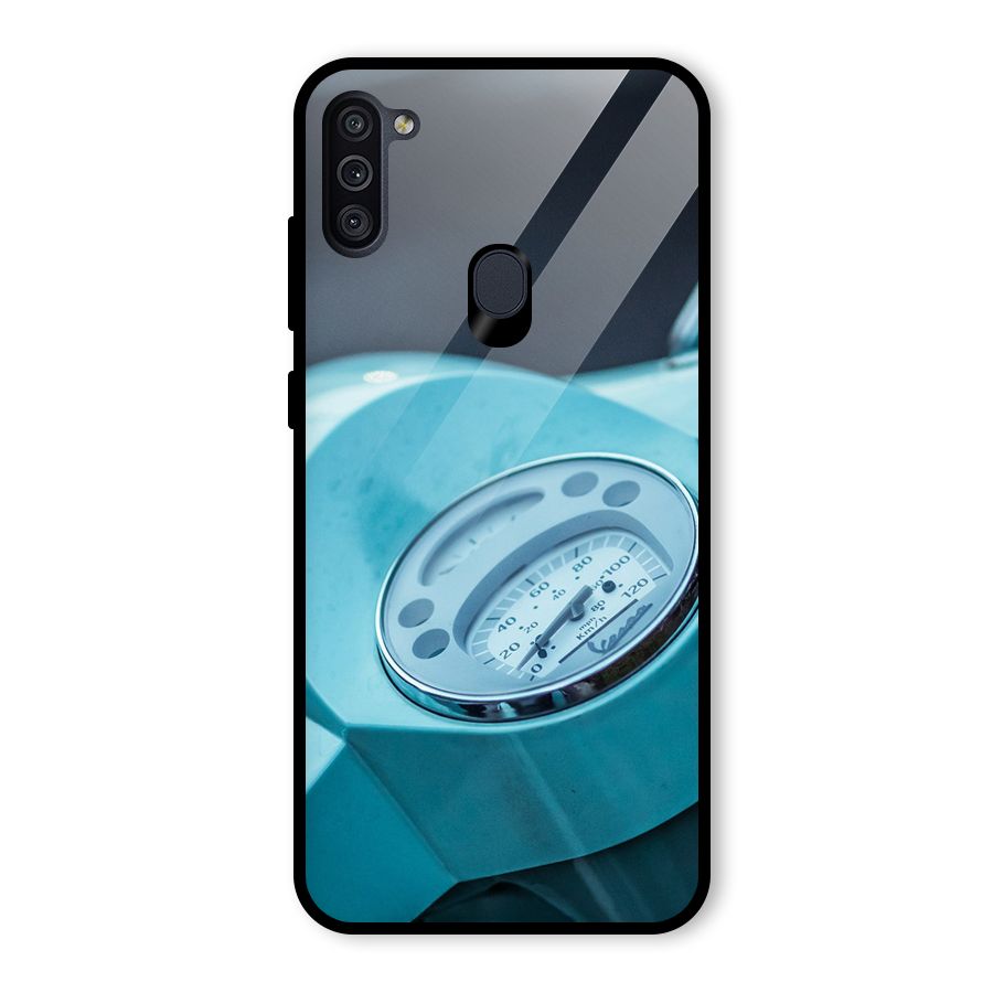 Scooter Meter Glass Back Case for Galaxy M11