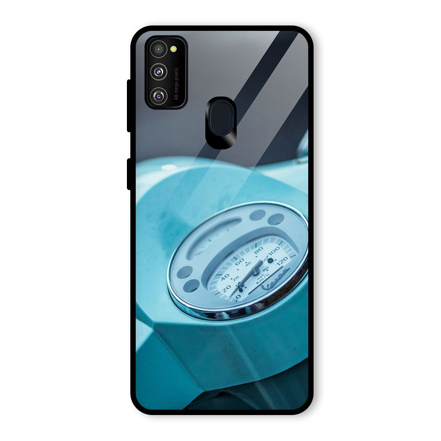 Scooter Meter Glass Back Case for Galaxy M30s