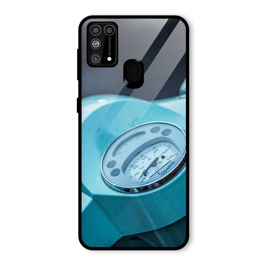 Scooter Meter Glass Back Case for Galaxy M31