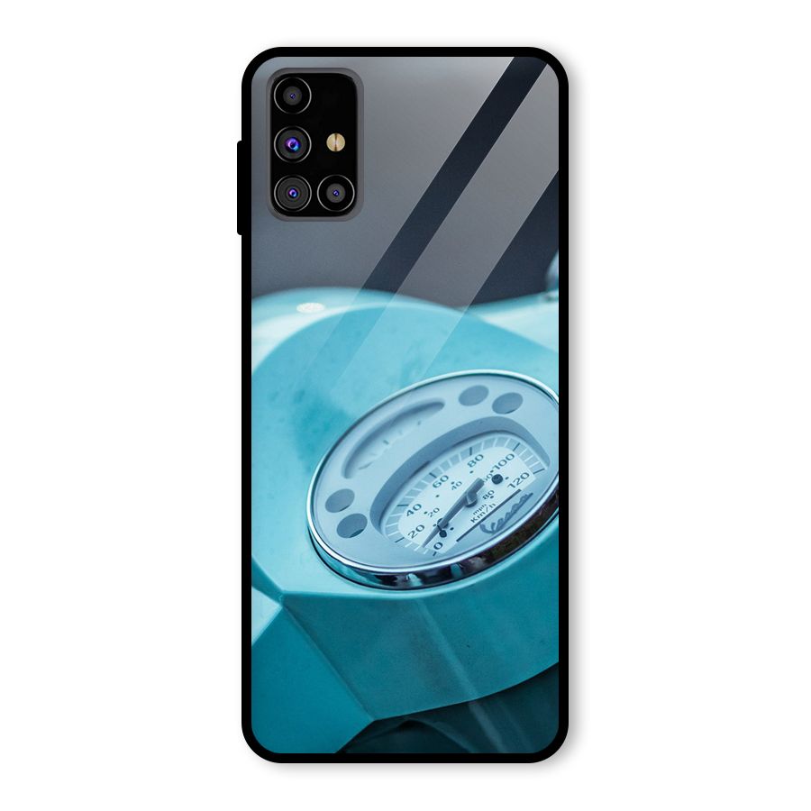 Scooter Meter Glass Back Case for Galaxy M31s