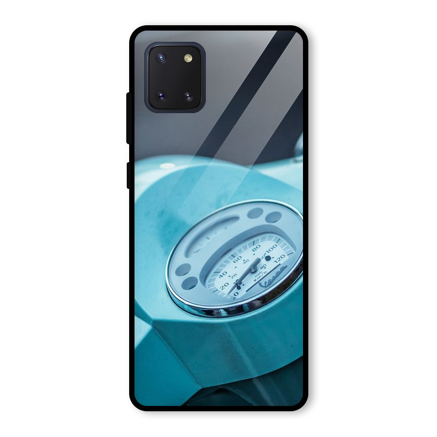 Scooter Meter Glass Back Case for Galaxy Note 10 Lite