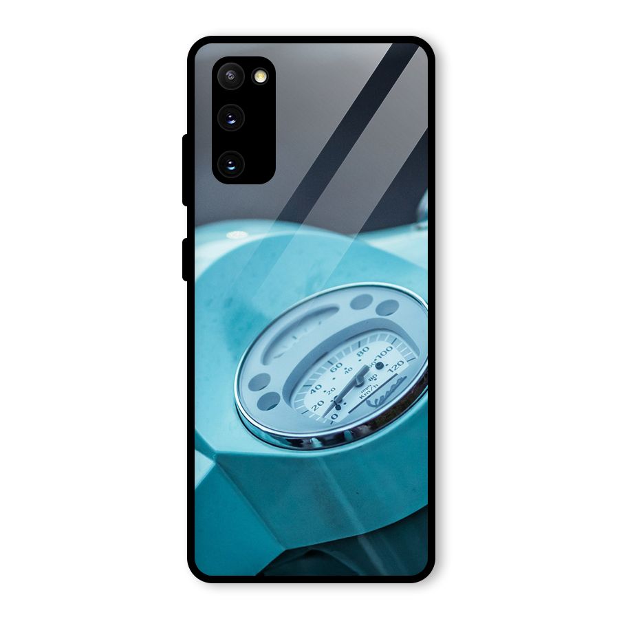 Scooter Meter Glass Back Case for Galaxy S20 FE