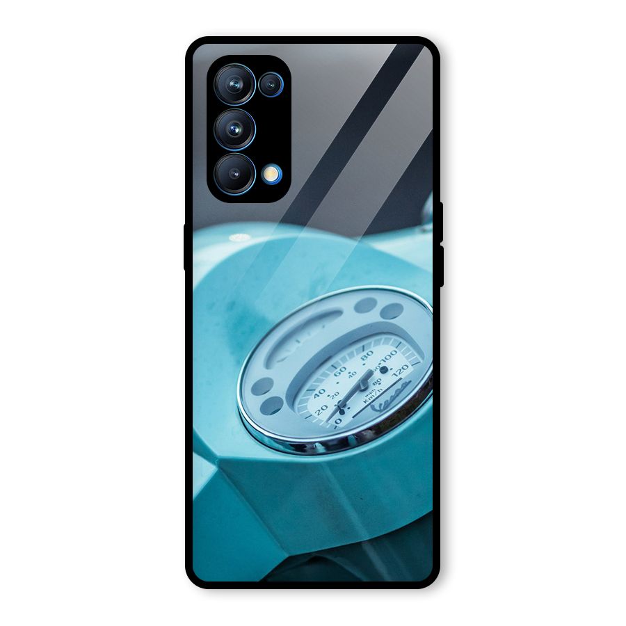 Scooter Meter Glass Back Case for Oppo Reno5 Pro 5G