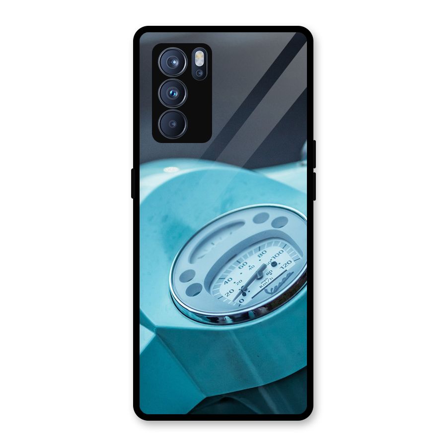 Scooter Meter Glass Back Case for Oppo Reno6 Pro 5G
