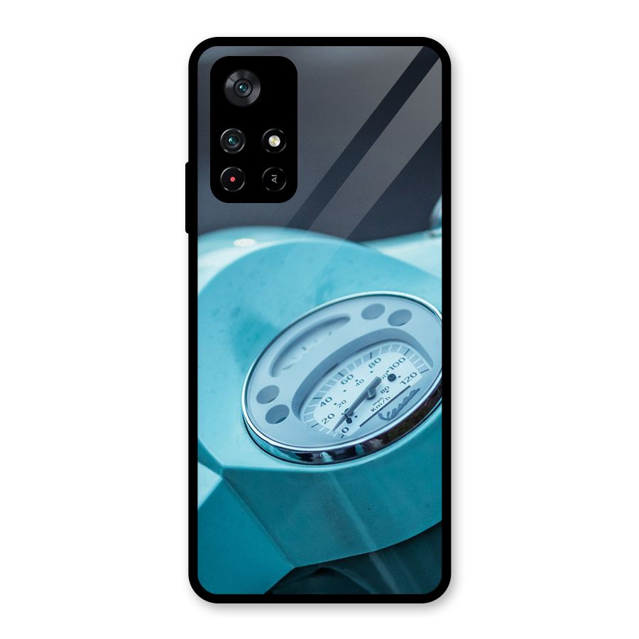 Scooter Meter Glass Back Case for Poco M4 Pro 5G