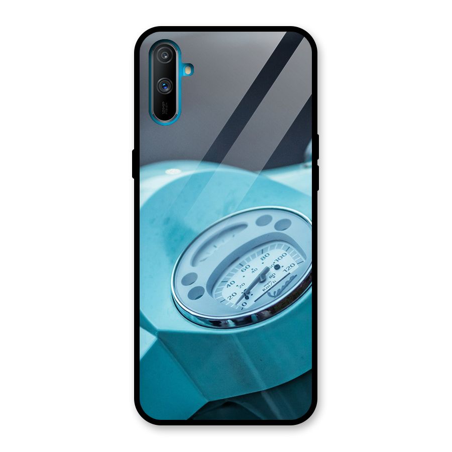 Scooter Meter Glass Back Case for Realme C3