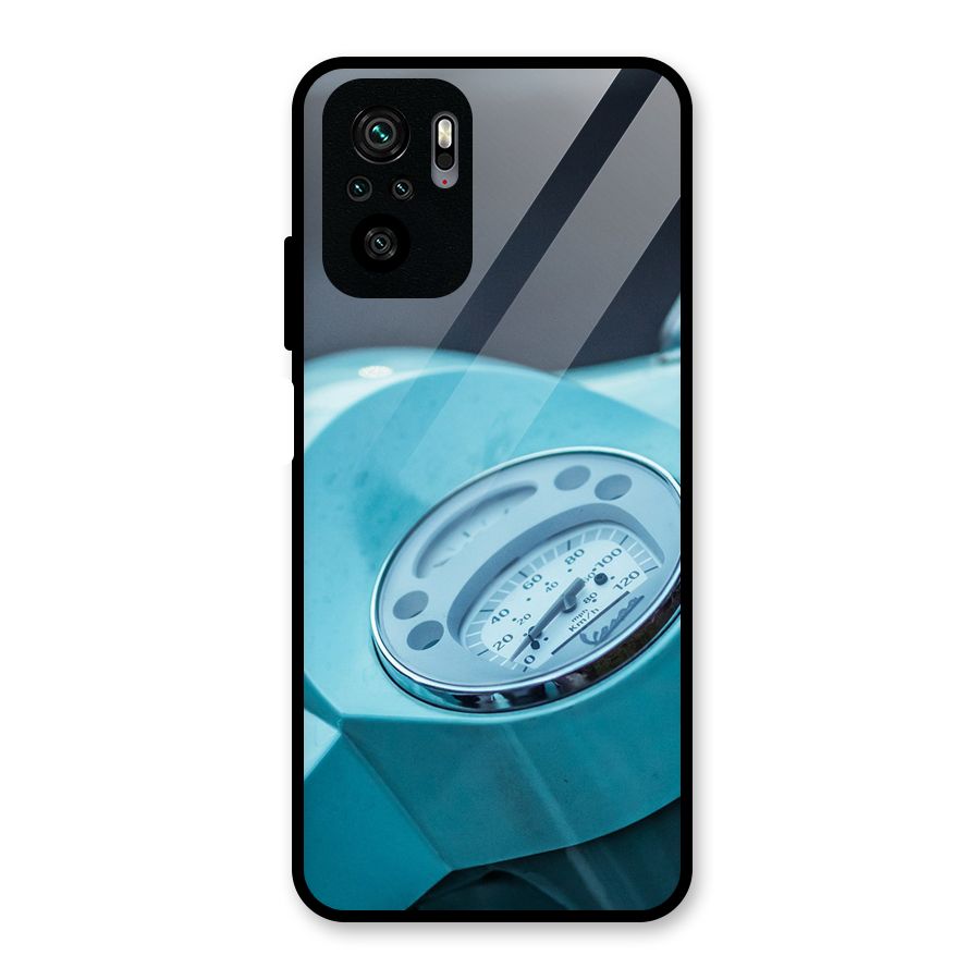 Scooter Meter Glass Back Case for Redmi Note 10S