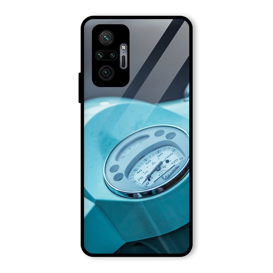 Scooter Meter Glass Back Case for Redmi Note 10 Pro