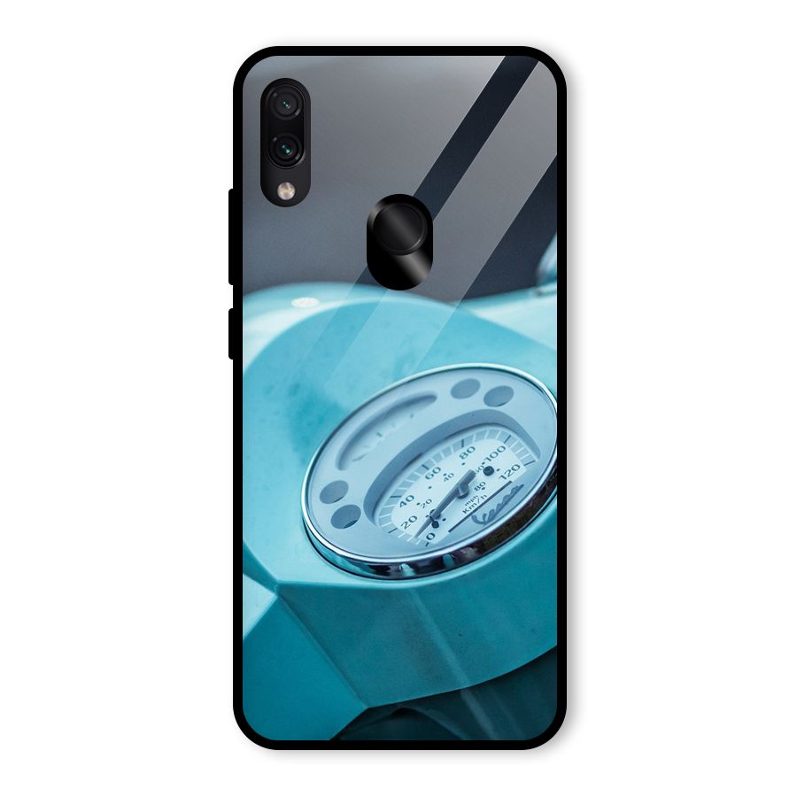 Scooter Meter Glass Back Case for Redmi Note 7 Pro