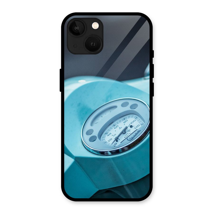 Scooter Meter Glass Back Case for iPhone 13