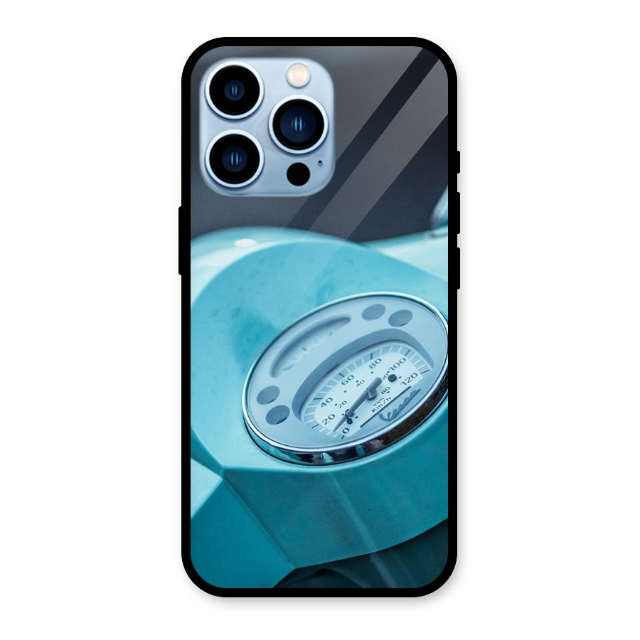 Scooter Meter Glass Back Case for iPhone 13 Pro