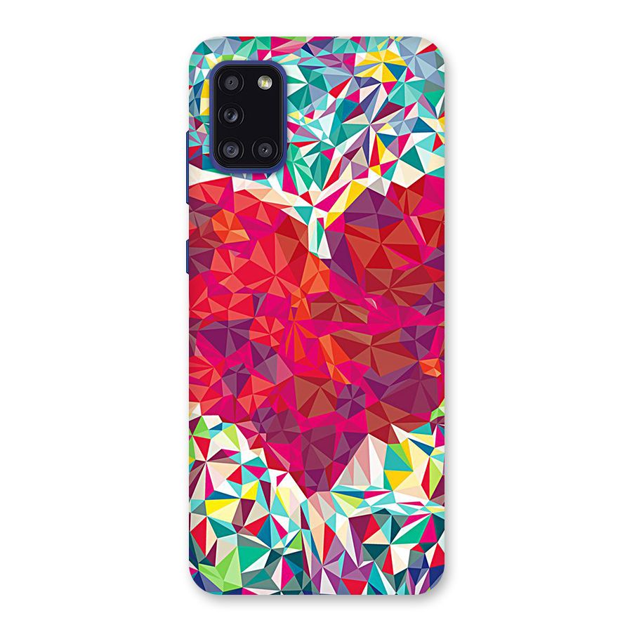 Scrumbled Heart Back Case for Galaxy A31