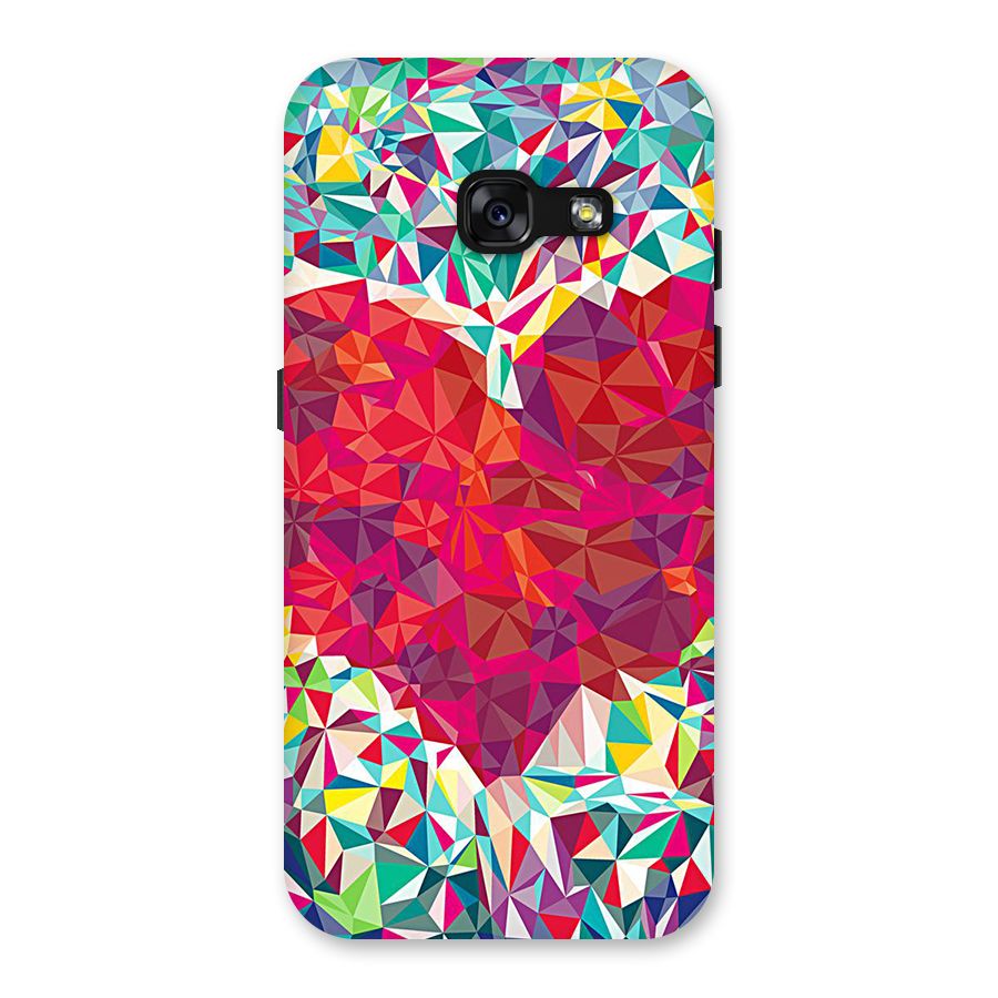 Scrumbled Heart Back Case for Galaxy A3 (2017)