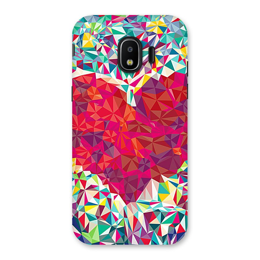 Scrumbled Heart Back Case for Galaxy J2 Pro 2018