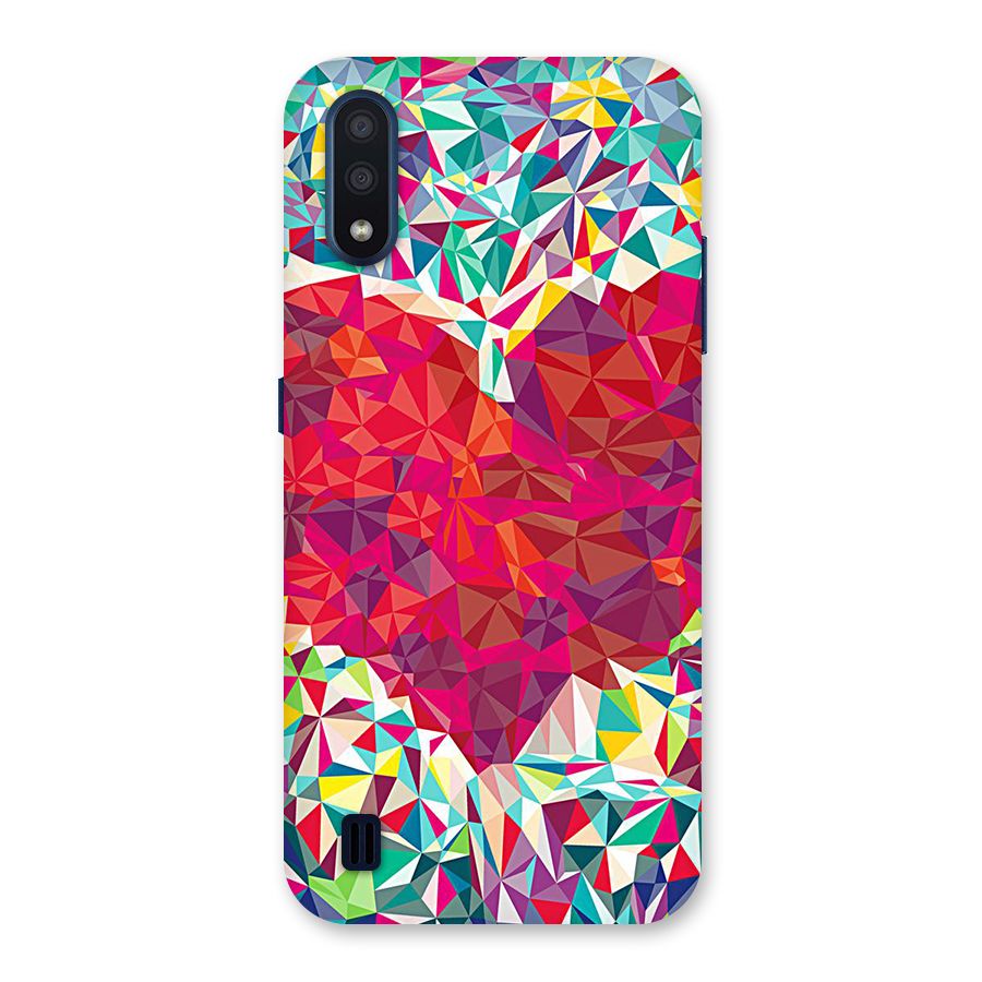 Scrumbled Heart Back Case for Galaxy M01