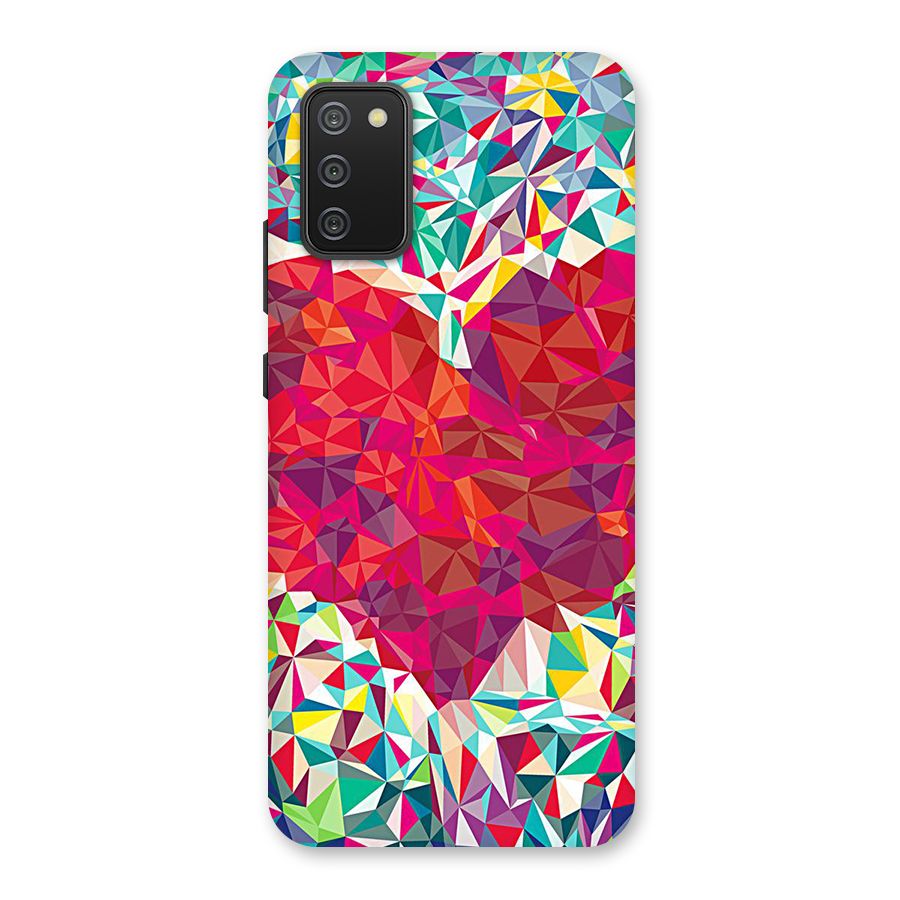 Scrumbled Heart Back Case for Galaxy M02s