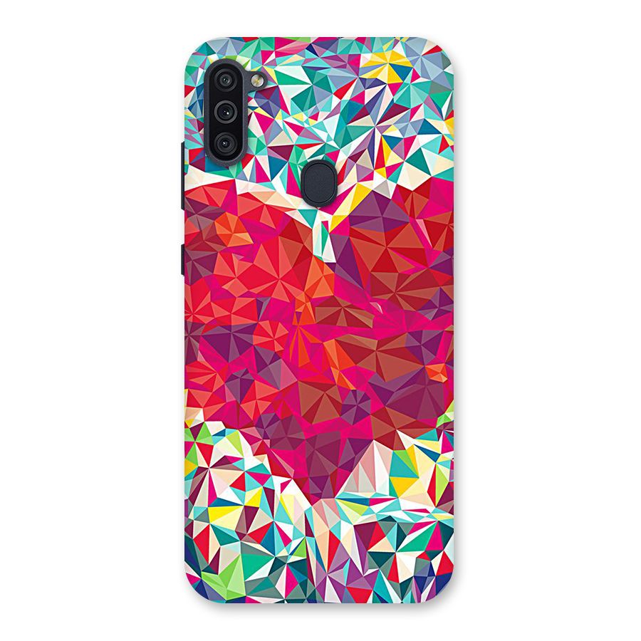 Scrumbled Heart Back Case for Galaxy M11