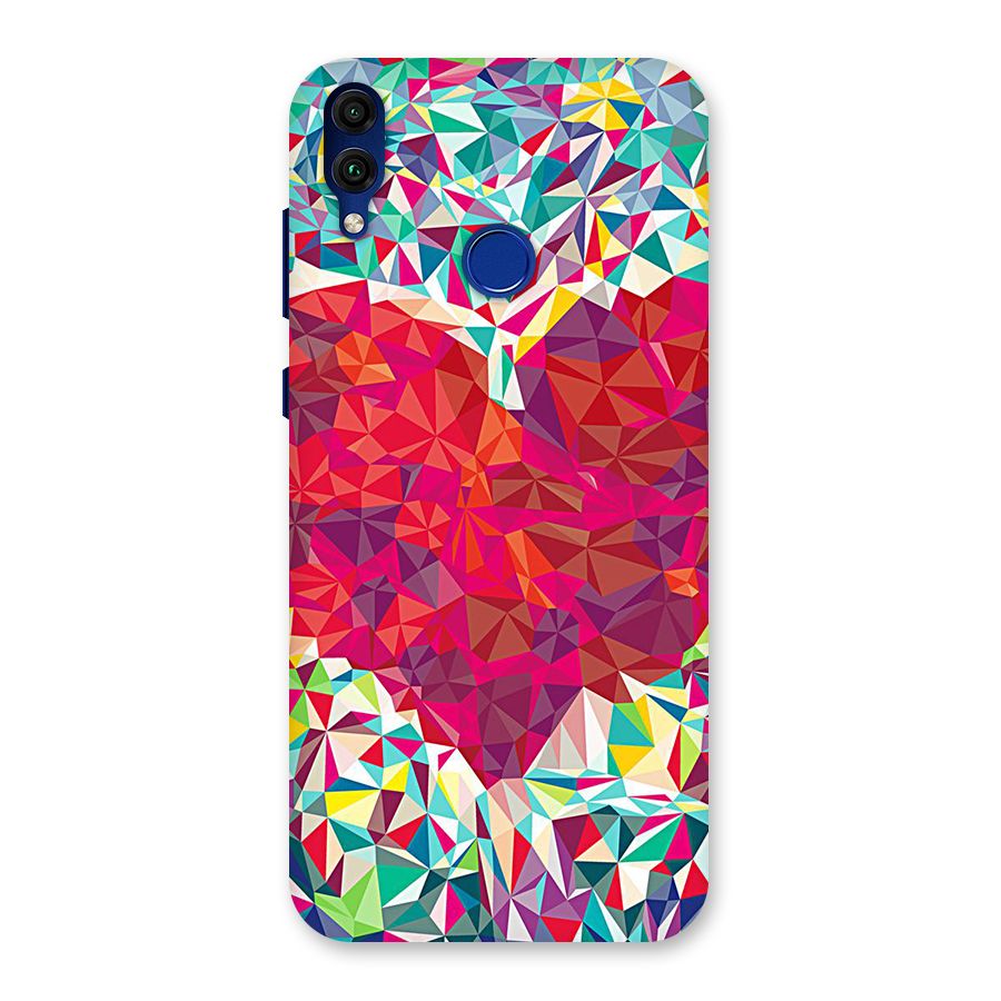 Scrumbled Heart Back Case for Honor 8C