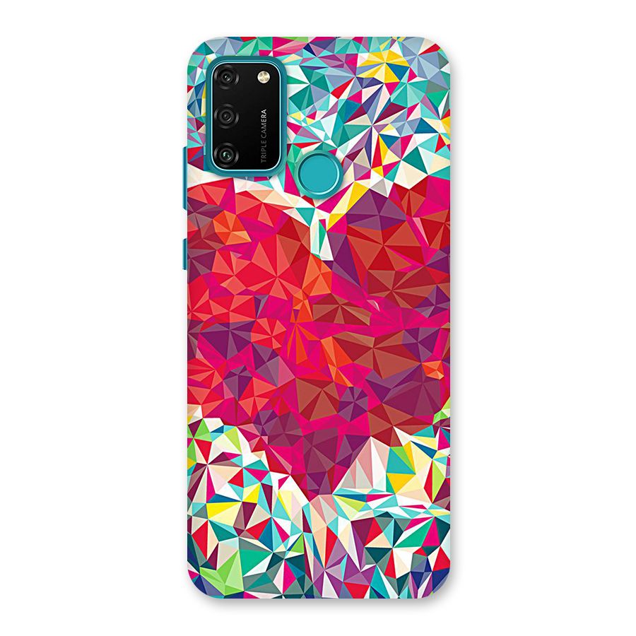 Scrumbled Heart Back Case for Honor 9A