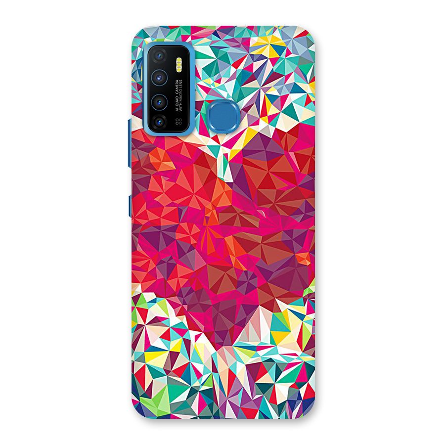 Scrumbled Heart Back Case for Infinix Hot 9