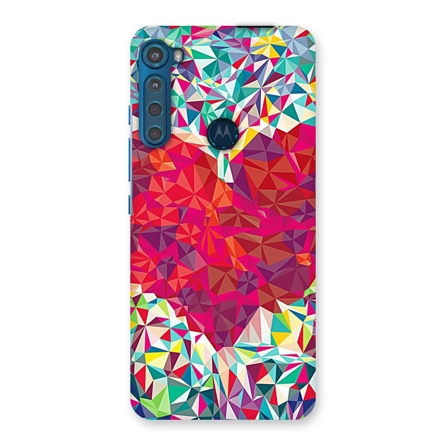 Scrumbled Heart Back Case for Motorola One Fusion Plus