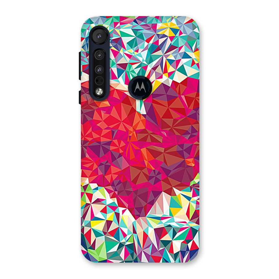 Scrumbled Heart Back Case for Motorola One Macro