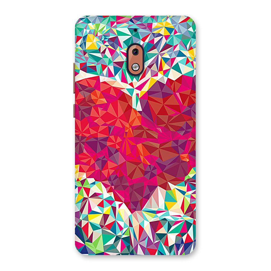 Scrumbled Heart Back Case for Nokia 2.1