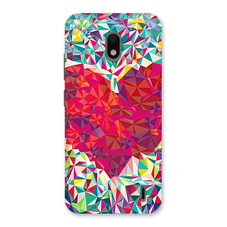 Scrumbled Heart Back Case for Nokia 2.2