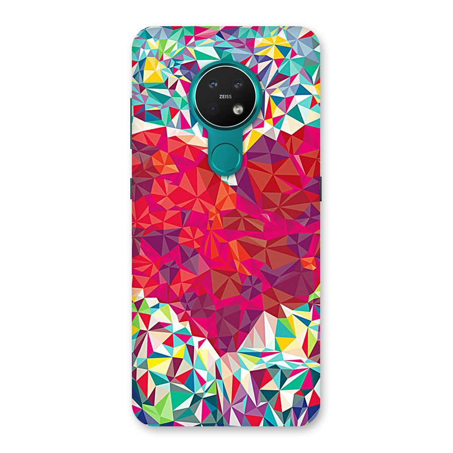 Scrumbled Heart Back Case for Nokia 7.2