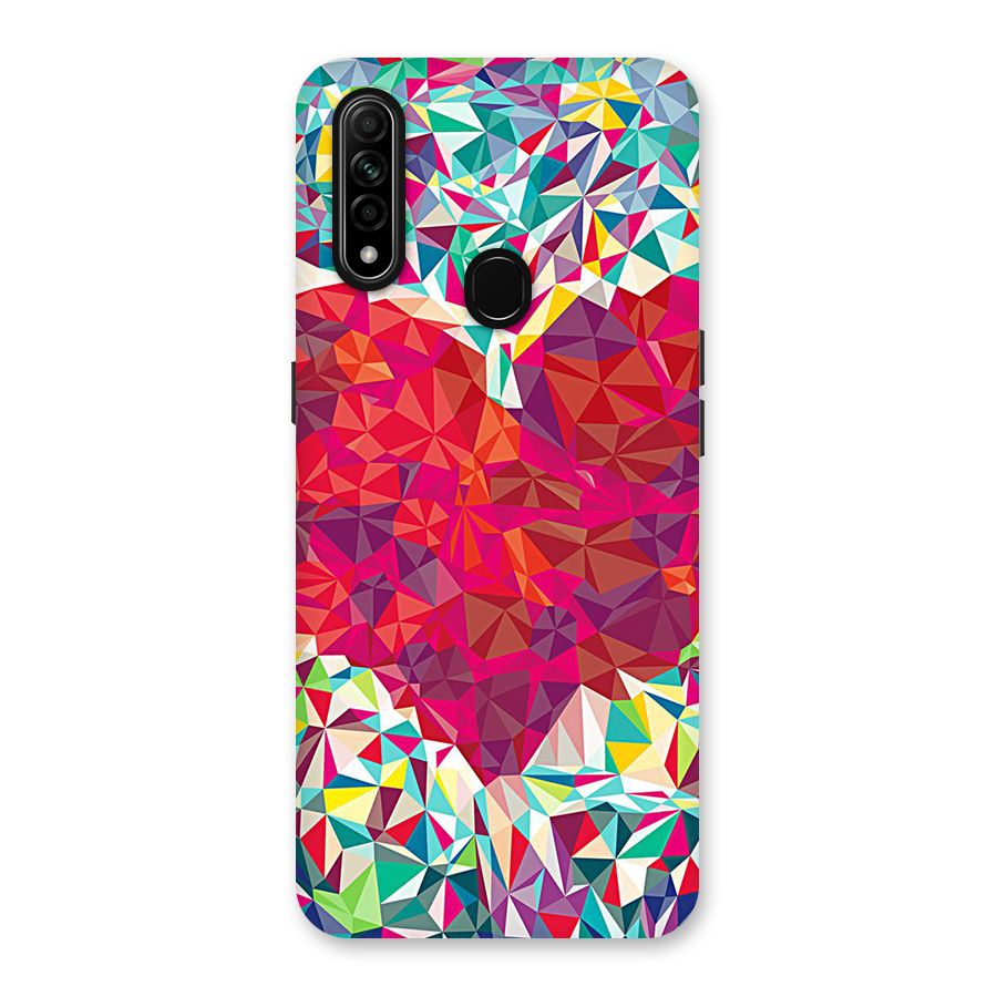 Scrumbled Heart Back Case for Oppo A31