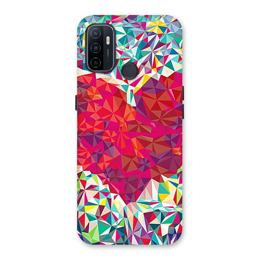 Scrumbled Heart Back Case for Oppo A32